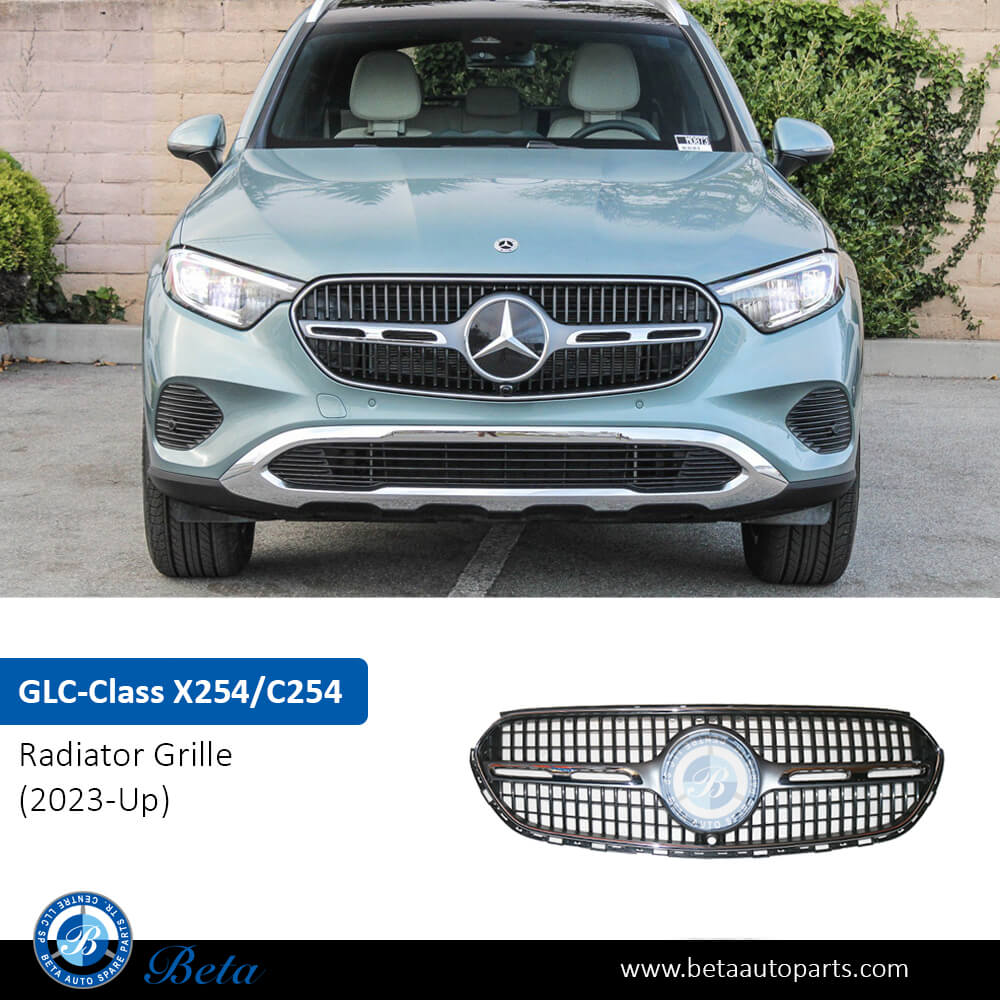 Radiator Grille for Mercedes GLC-Class 2023-Up models, Part Number 2548806303