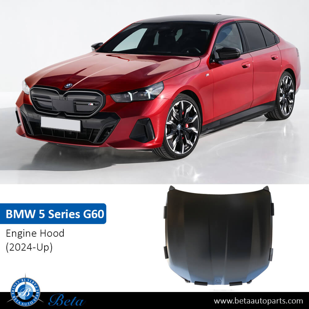 Hood (Aluminum) for BMW 5 Series 2024-Up models, Part Number 41619633618 Car