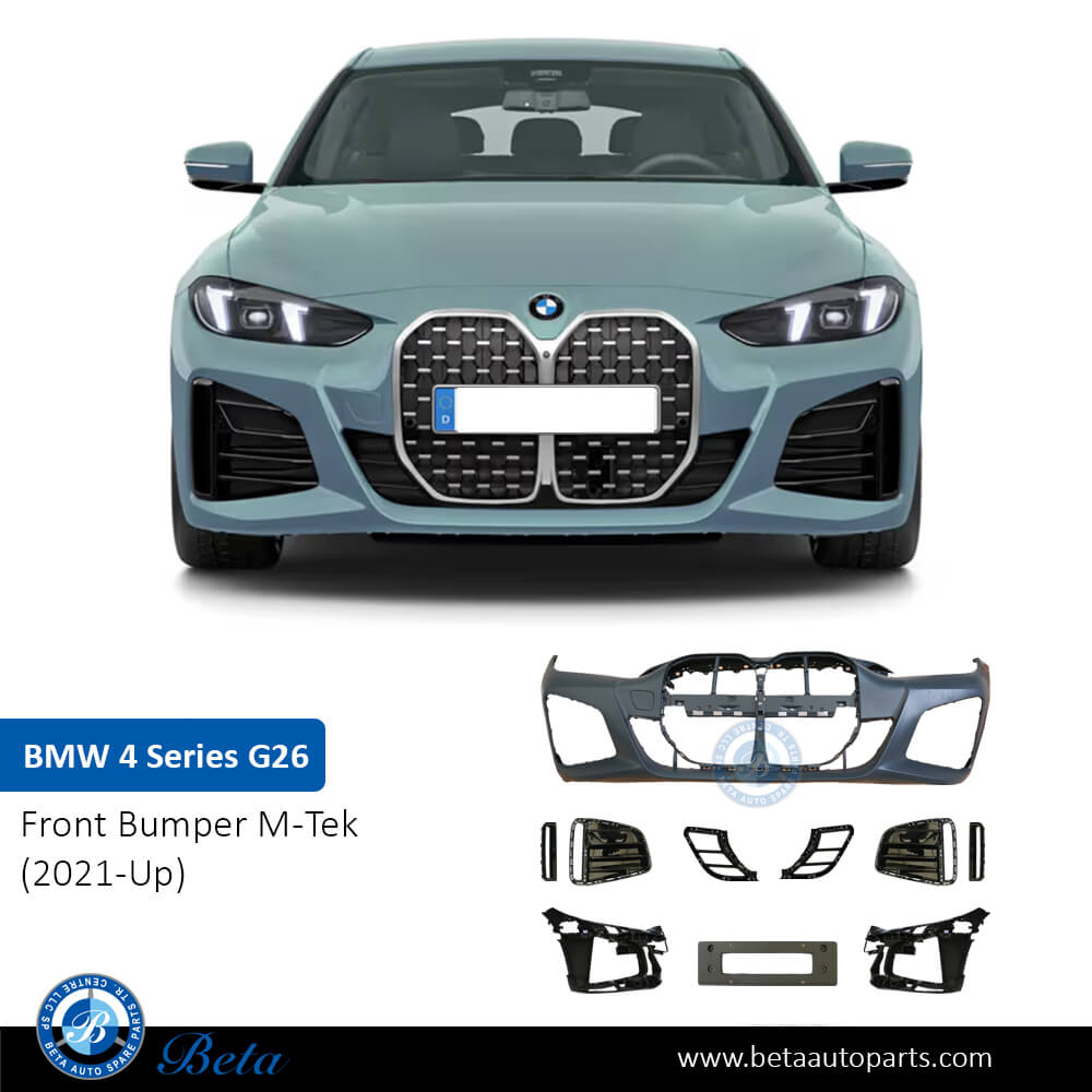 Front Bumper M-Tek for BMW 4 Series 2021-Up models, Part Number 51115A0F320