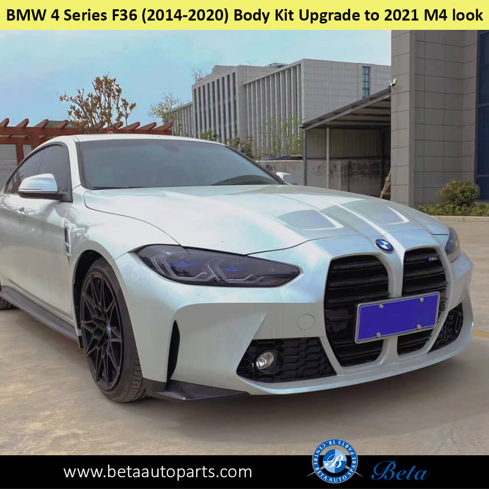 BMW 4 Series F36 (2014-2020), Body Kit Conversion Upgrade to 2021 M4 Look (4 Door), China