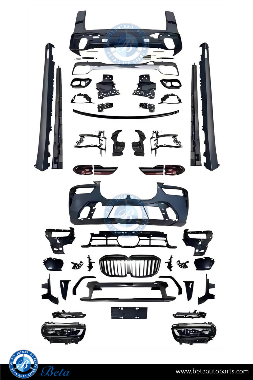 Body Kit Conversion Upgrade to G07 LCI M Look for BMW X7 G07 2019-2022 models