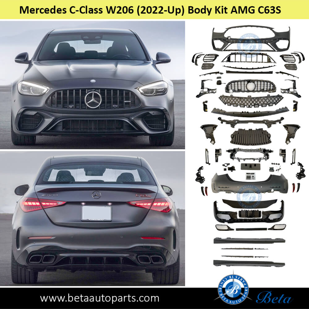 Body Kit AMG C63S for Mercedes C-Class 2022-Up models Car