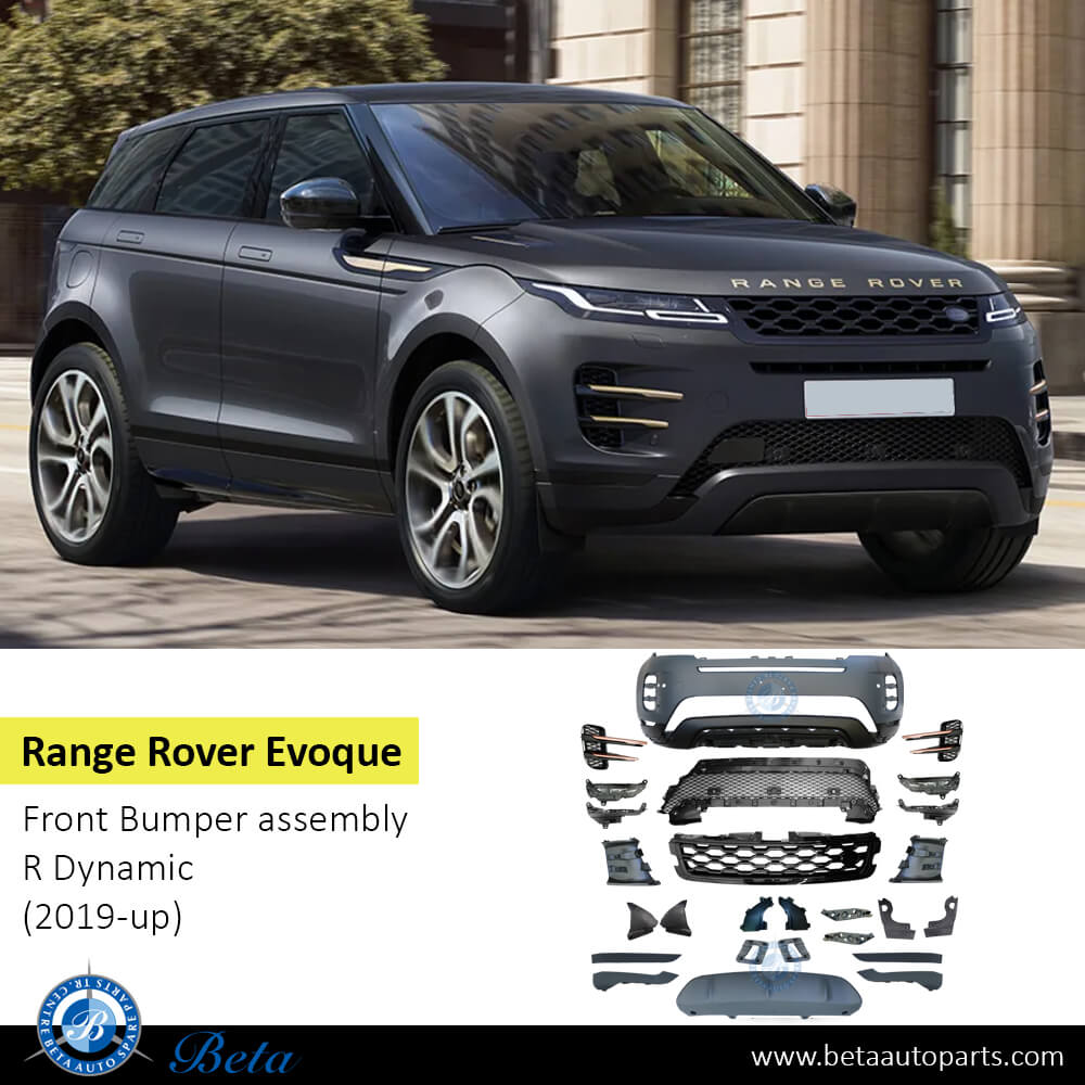 Range Rover Evoque (2019-Up), Front Bumper R Dynamic with Park Assist without Washer, China, LR117411