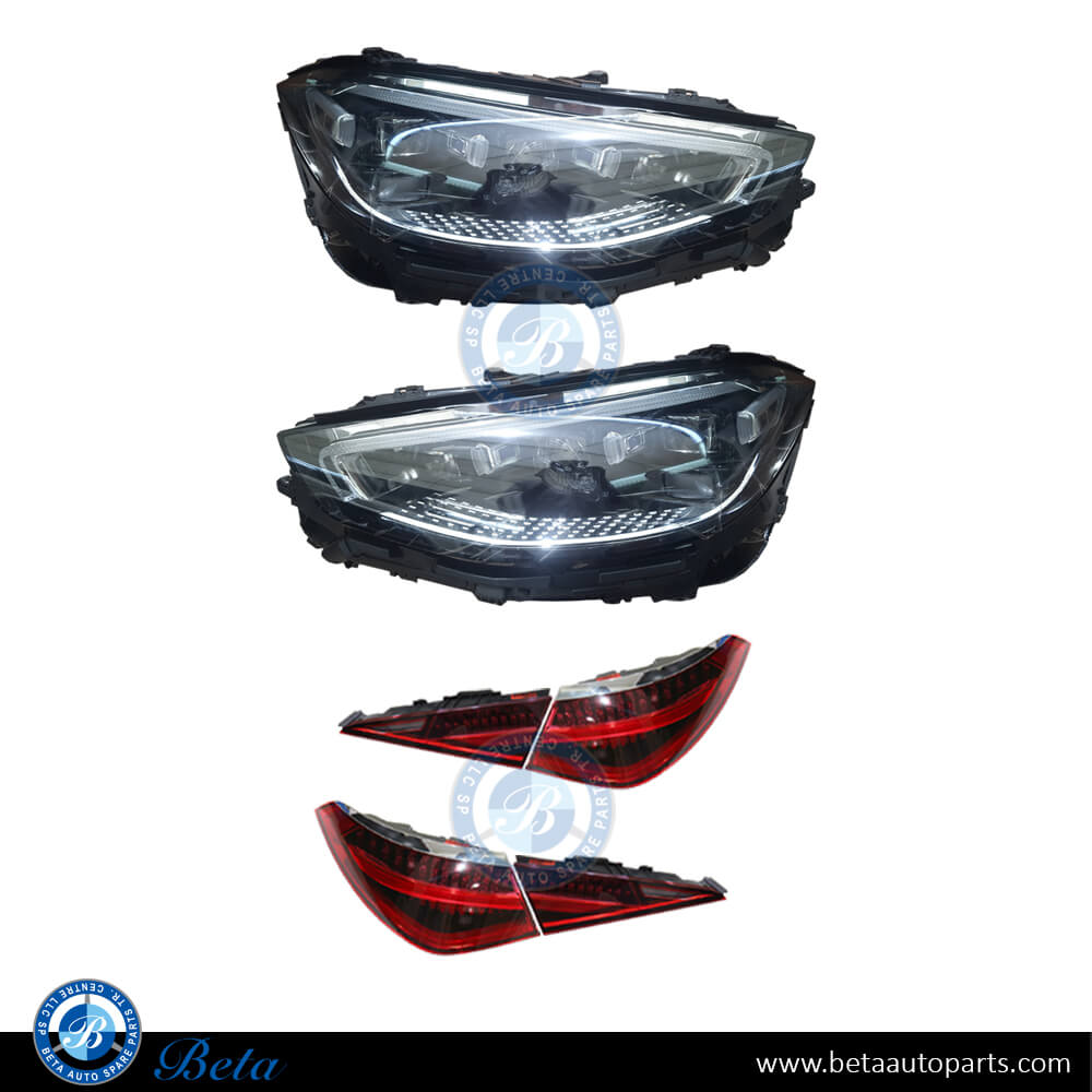 Conversion Kit Upgrade to W223 MAYBACH Look for Mercedes S-Class W221 2006-2013 models Headlamp Taillamp