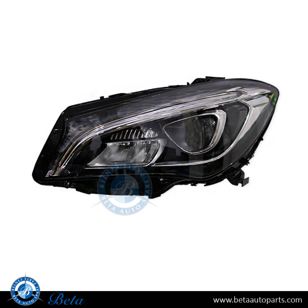 Left Side Headlamp static LED - Europe Type for Mercedes CLA-Class C117 2017-2018 models, Part Number 1178206761/1179067800