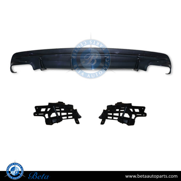 Rear Diffuser assembly AMG CLA45 for Normal AMG Carbon for Mercedes CLA-Class C117 2017-2018 models, Part Number 1178859600