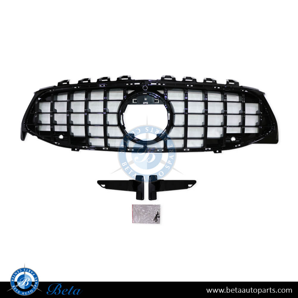 Grille GT look in Black for Mercedes CLA-Class C118 2019-Up models, Part Number 1188801A03