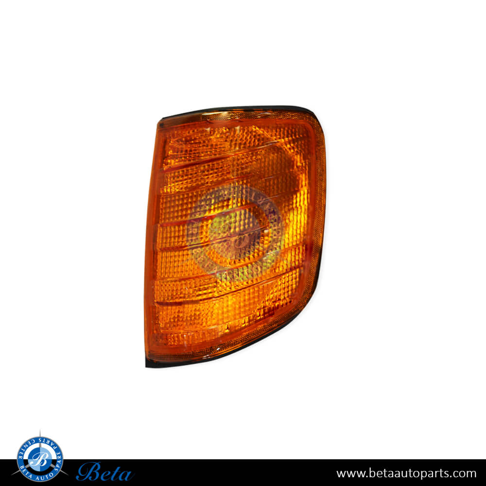 Left Side Corner Lamp - Yellow for Mercedes E-Class W124 1986-1995 models, Part Number 1248260043
