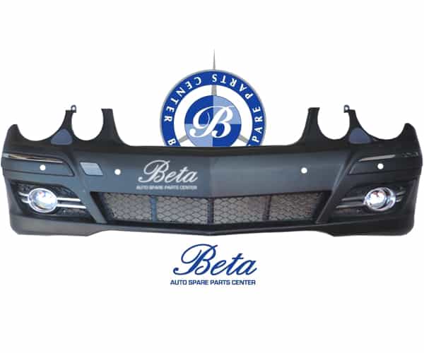 Front Bumper Avantgarde/Elegance with PDC with Washer for Mercedes E-Class W211 2006-2009 models, Part Number 2118801840