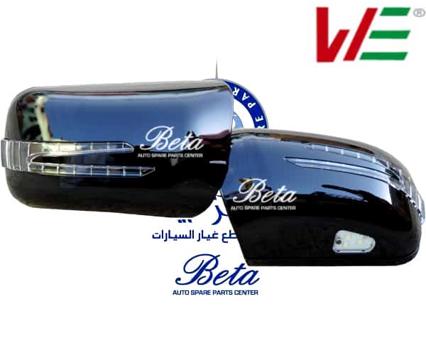 Mirror Cover Arrow Type -Black for Mercedes E-Class W210 1996-2002 models, Part Number 2108101A64