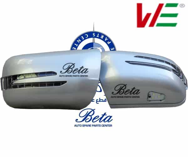 Mirror Cover Arrow Type -Silver for Mercedes E-Class W210 1996-2002 models, Part Number 2108101A64