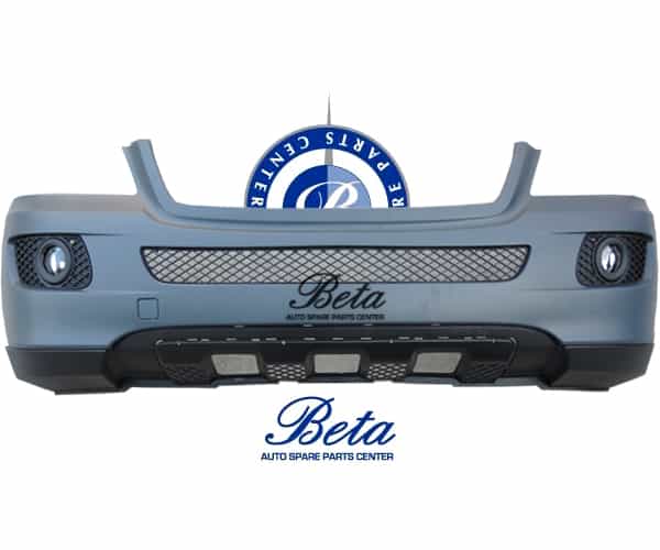 Front Bumper without PDC without Washer without Sport Package for Mercedes ML-Class W164 2005-2011 models, Part Number 1648850625