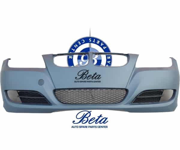 Front bumper without PDC and washer for BMW 3 Series E90 LCI 2009-2011 models, Part Number 51117204242