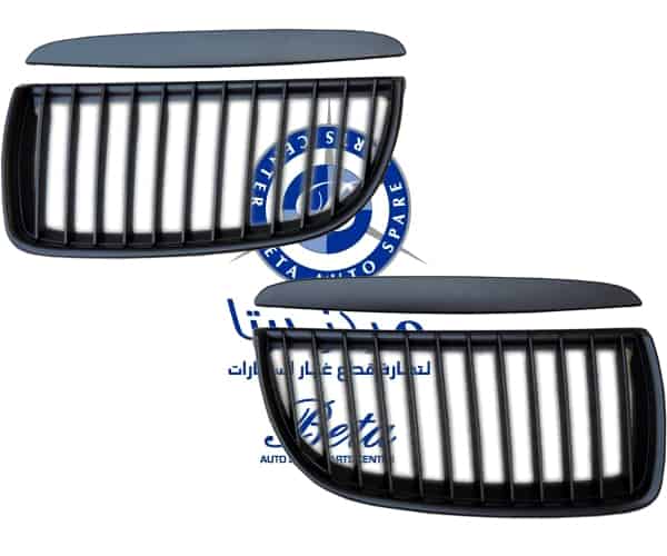 Radiator Grille Modified 1 Line -Black for BMW 3 Series E90 2005-2008 models, Part Number 51137120009 / 51137120010