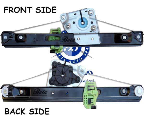 Left Side Rear Door Regulator without Motor for BMW 3 Series E90 2005-2011 models, Part Number 51357140589