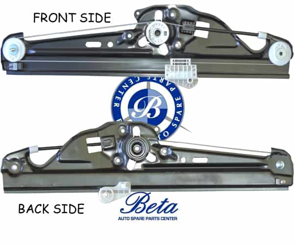 Left Side Rear Door Regulator without Motor for BMW 5 Series E60 LCI 2008-2009 models, Part Number 51357075673