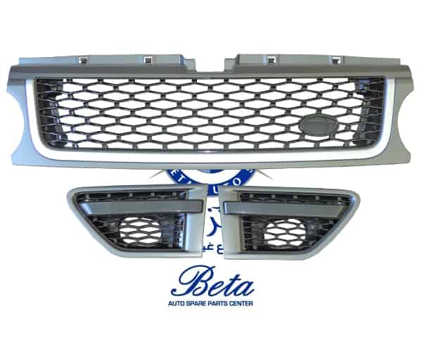 Radiator Grille Upgrade To 2012 Look -Black for Range Rover Sport 2005-2009 models