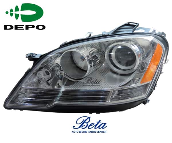 Left Side Headlamp Normal USA Type for Mercedes ML-Class W164 2009-2011 models, Part Number 1648207161