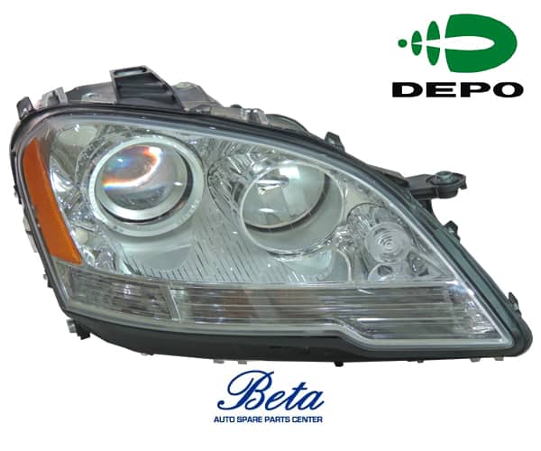 Right Side Headlamp Normal USA Type for Mercedes ML-Class W164 2009-2011 models, Part Number 1648207261