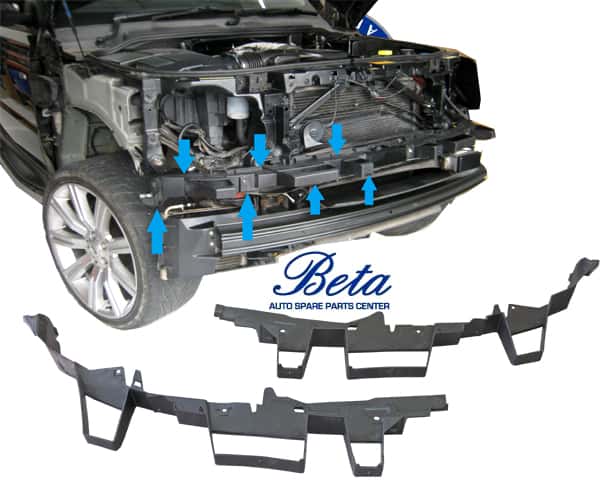 Front Bumper Supports for Range Rover Sport 2005-2012 models, Part Number LR10102