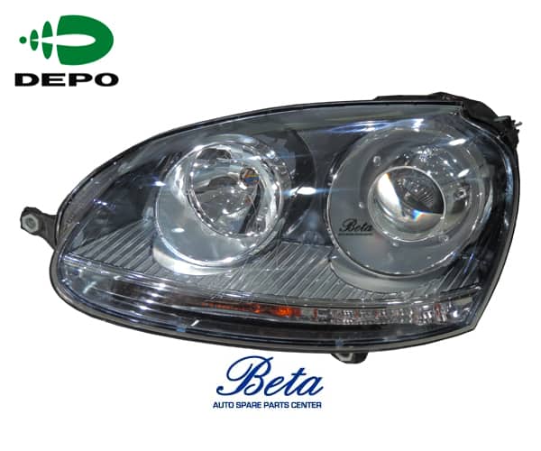Left Side Headlamp Xenon for Volkswagen Golf 5/Jetta 2003-2007 models, Part Number 1K6941039