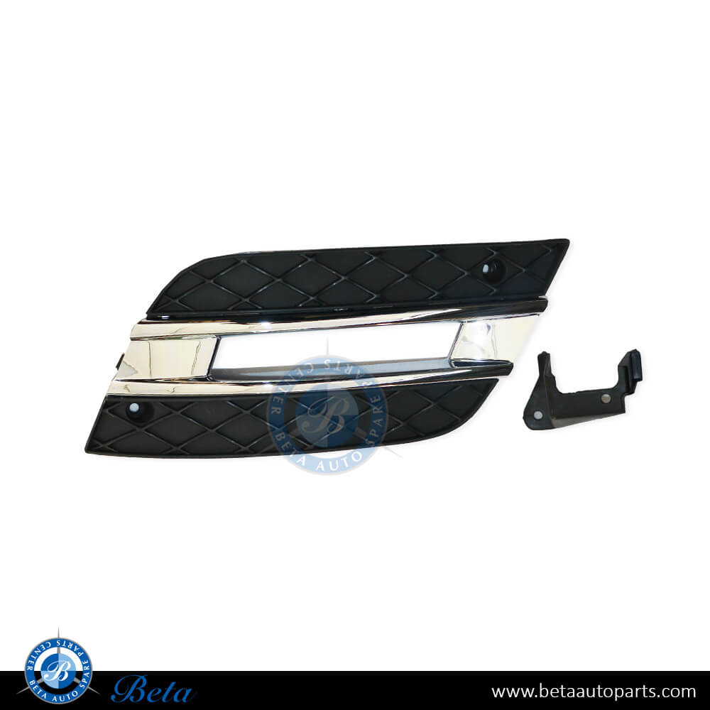 Left Side Fog Lamp Cover for Mercedes ML-Class W164 2009-2011 models, Part Number 1648801924