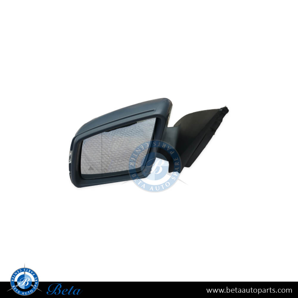 Left Side Mirror Assembly with Folding and Blind Spot for Mercedes ML-Class W166 2012-2014 models, Part Number 1668100393