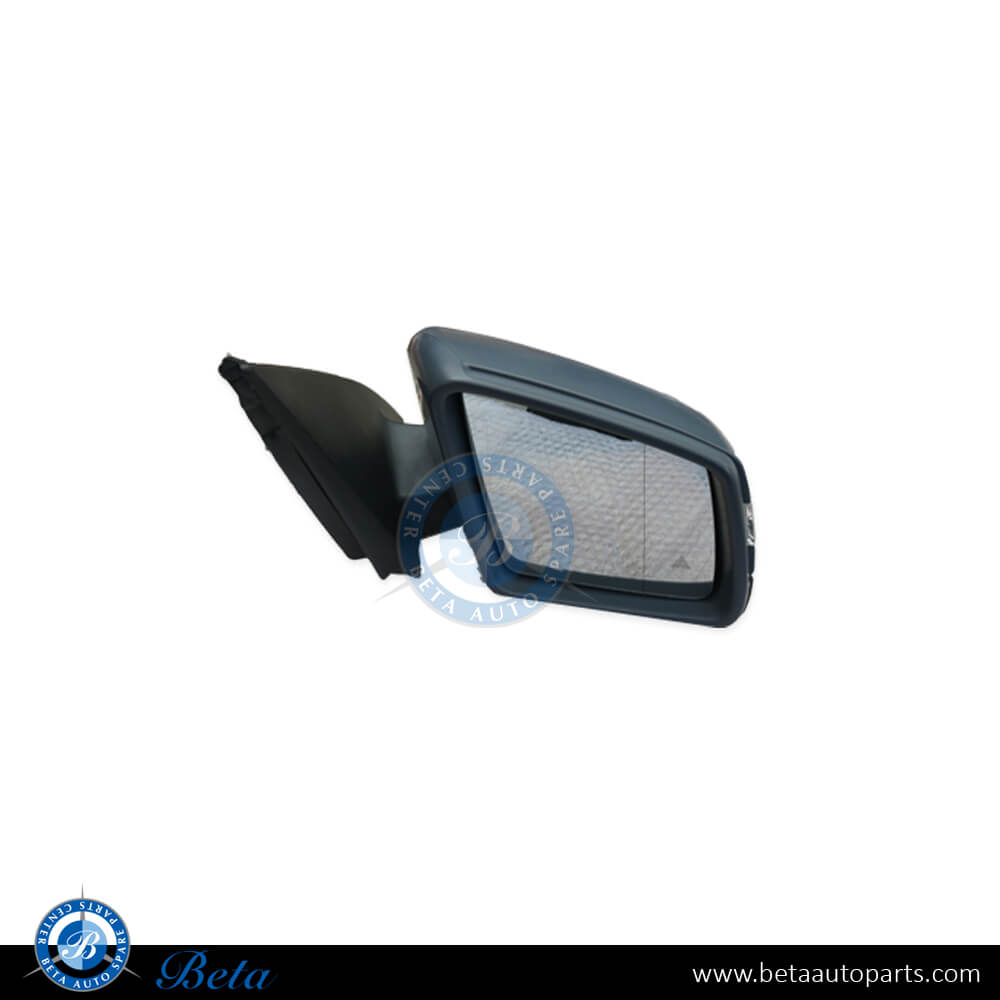 Right Side Mirror Assembly with Folding and Blind Spot for Mercedes ML-Class W166 2012-2014 models, Part Number 1668100493