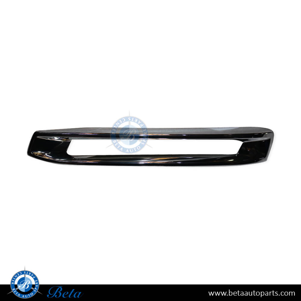 Right Side Fog Lamp Cover Chrome Moulding Normal AMG for Mercedes GL-Class X166 2013-2015 models, Part Number 1668851874
