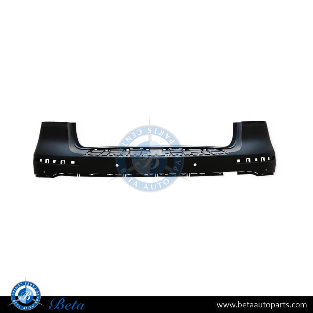 Rear bumper with PDC for Mercedes GLE-Class W166 2015-2018 models, Part Number 1668859325