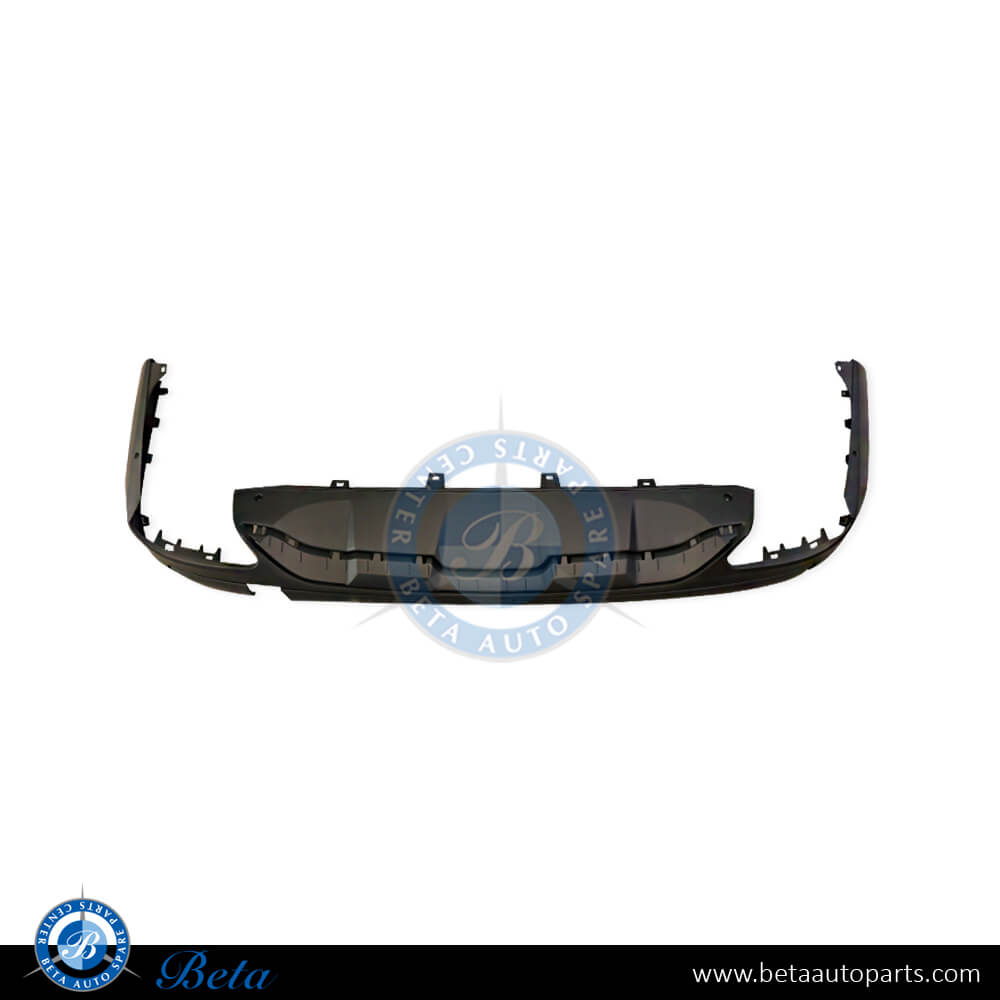 Rear diffuser standard for Mercedes GLE-Class W166 2015-2018 models, Part Number 1668859425