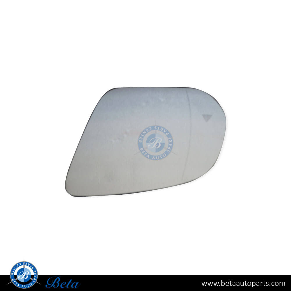 Left Side Mirror Glass with Blind Spot for Mercedes W167/C167/X167/W463 2018-Up models, Part Number 1678102501