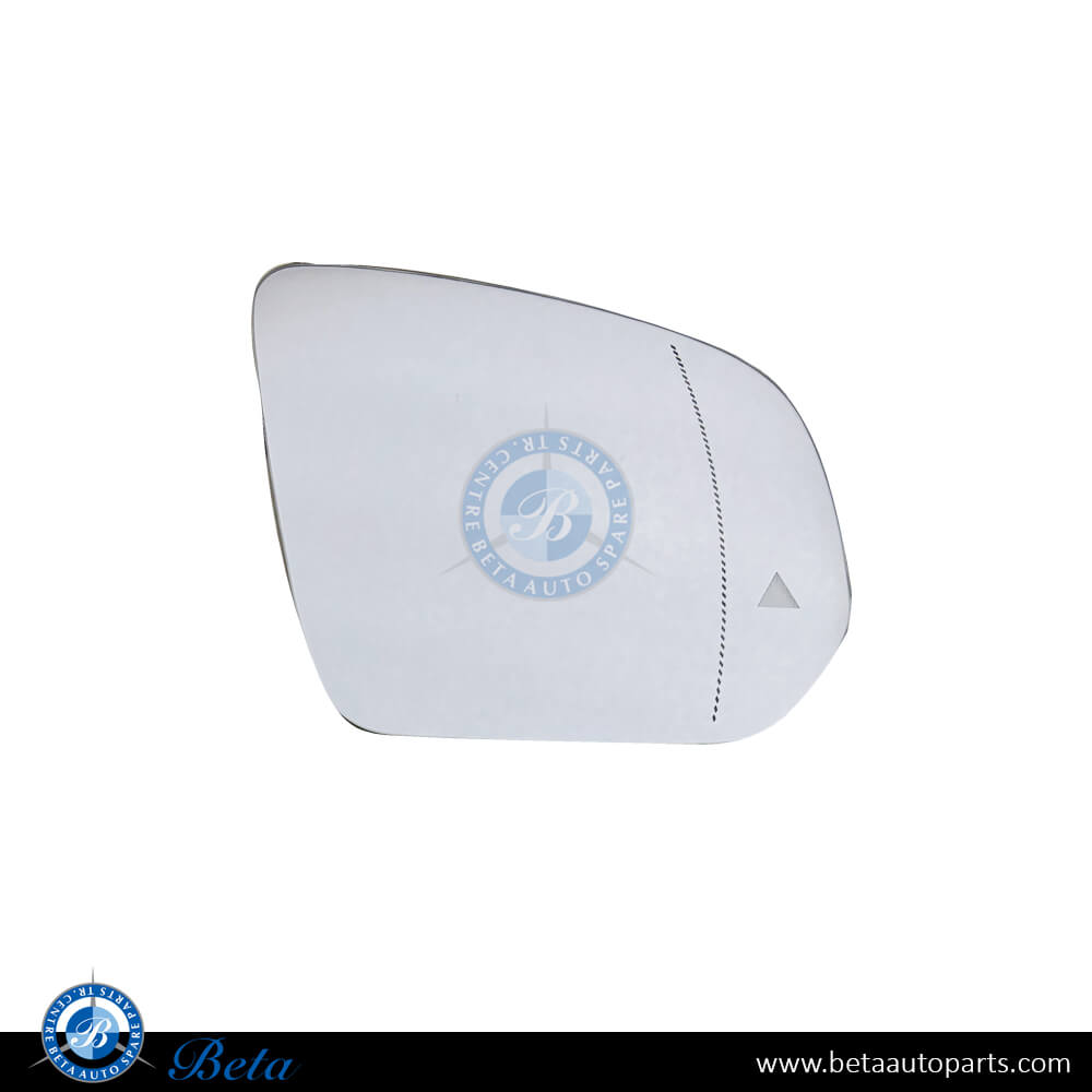 Right Side Mirror Glass with Blind Spot for Mercedes GLE-Class / GLS-Class / G-Class 2018-Up models, Part Number 1678102801
