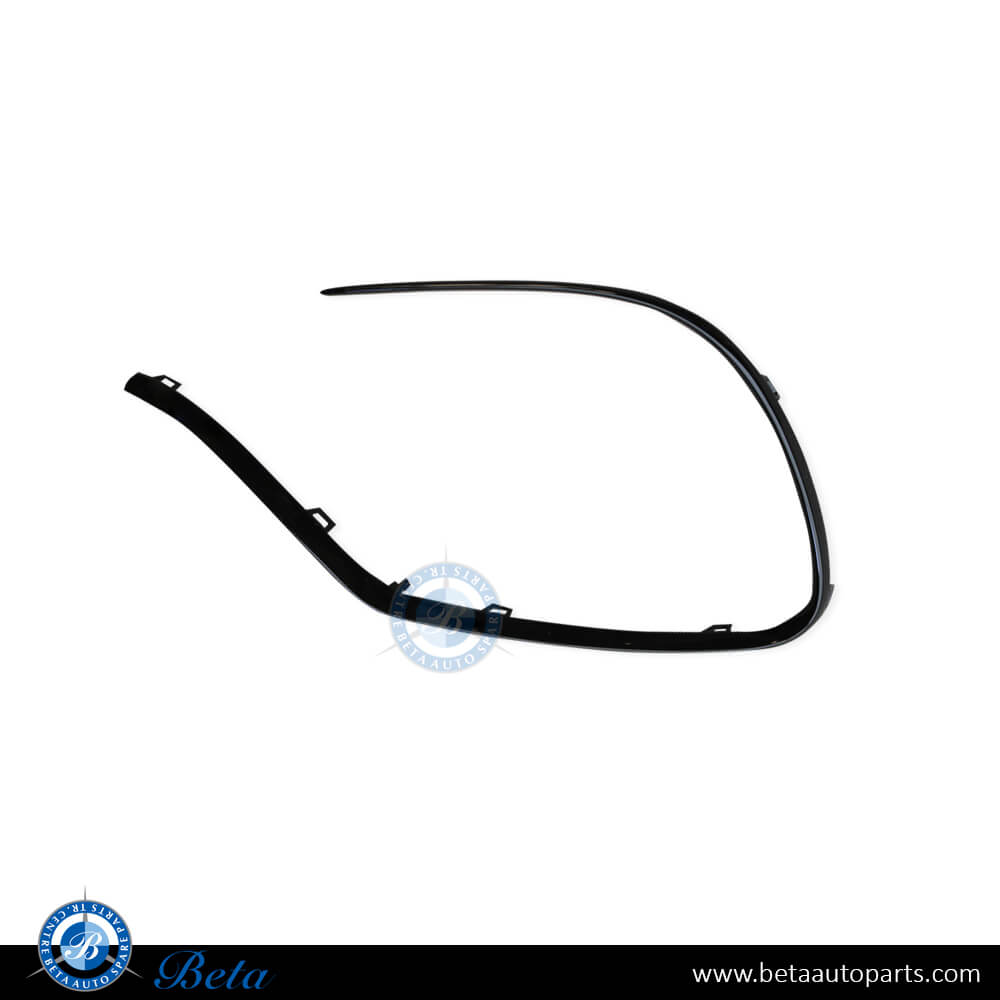 Left Side Front Bumper Moulding AMG GLE63 - Black for Mercedes GLE-Class W167/C167 2019-2023 models, Part Number 1678852304
