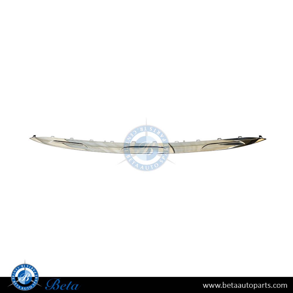 Front Bumper Lower Moulding Normal AMG - Chrome for Mercedes GLE-Class 2024-Up models, Part Number 1678852310