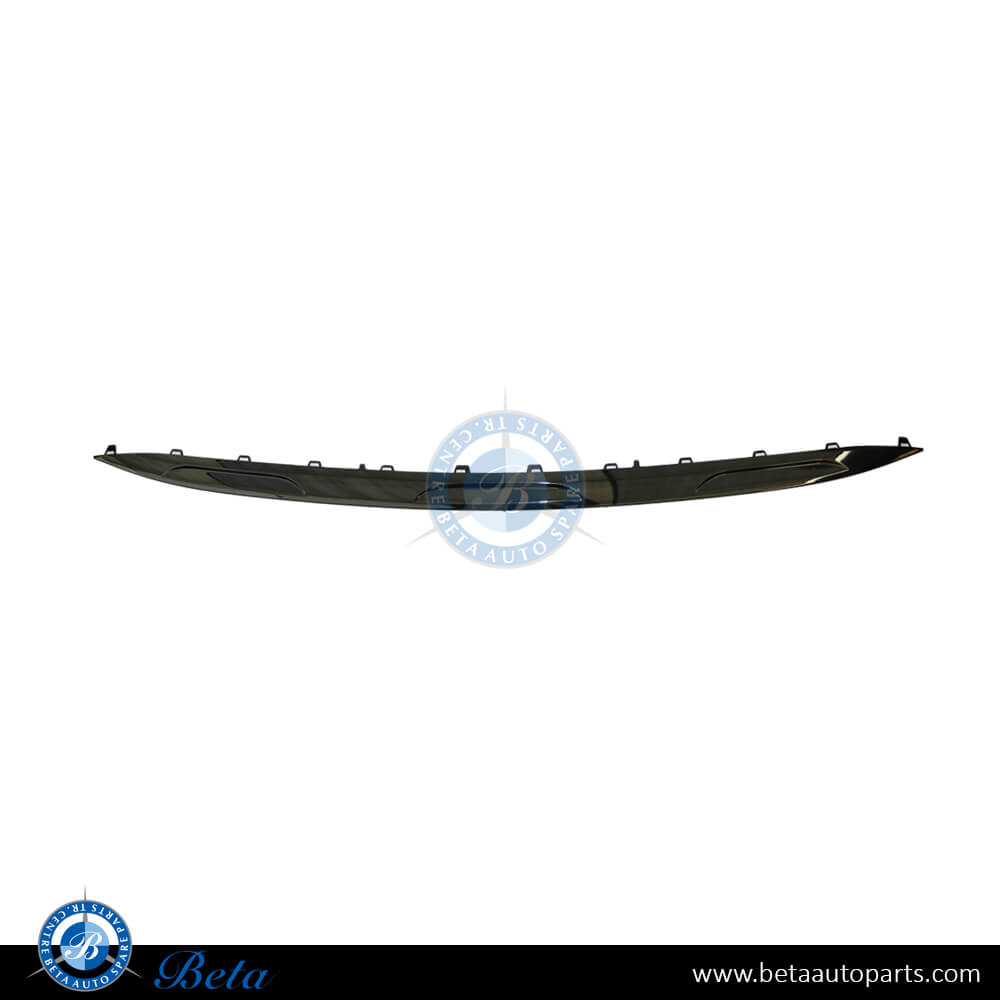 Front Bumper Lower Moulding Normal AMG - Black Center for Mercedes GLE-Class 2024-Up models, Part Number 1678852410