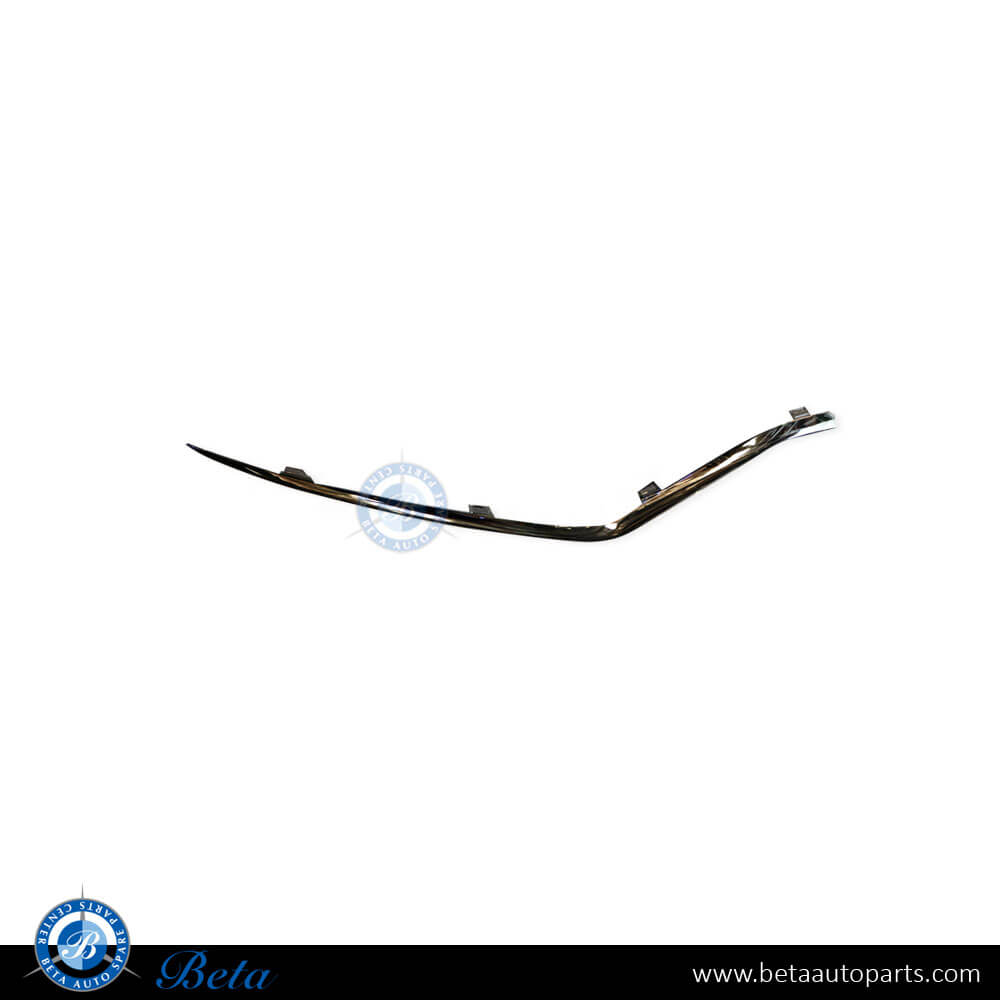 Right Side Front Bumper Chrome Moulding Normal AMG for Mercedes GLE-Class W167 / C167 2019-Up models, Part Number 1678856903