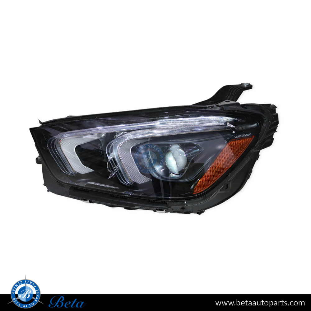 Left Side Headlamp Static LED - USA Type for Mercedes GLE-Class W167/C167 2019-Up models, Part Number 1679060703 / 1679061405