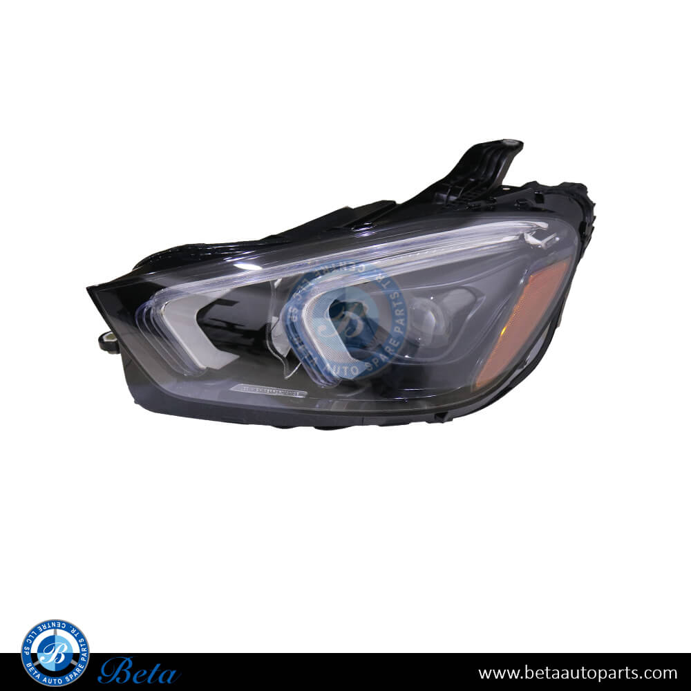 Left Side Headlamp Static LED USA Type for Mercedes GLE-Class 2019-2023 models, Part Number 1679060703 / 1679061305