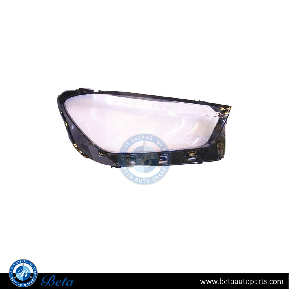 Right Side Headlamp Lens for Mercedes GLE-Class 2024-Up models, Part Number 1679068404