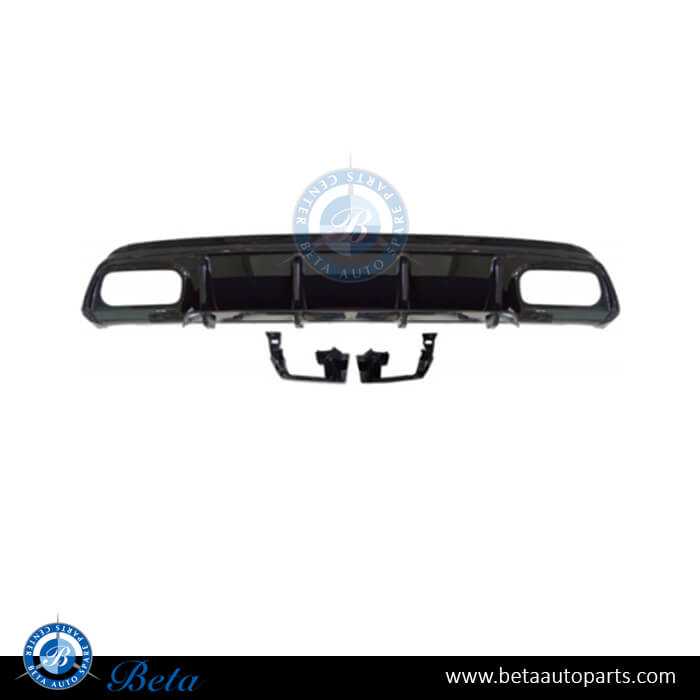 Rear Diffuser AMG A45 for Normal AMG Black Color for Mercedes A-Class W176 2016-2018 models, Part Number 1768856500