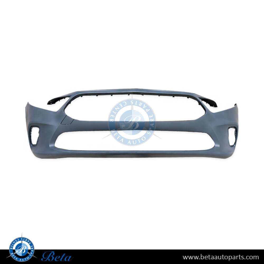Front Bumper Standard without Park assist and Camera Hole for Mercedes A-Class W177 2019-Up models, Part Number 1778800100