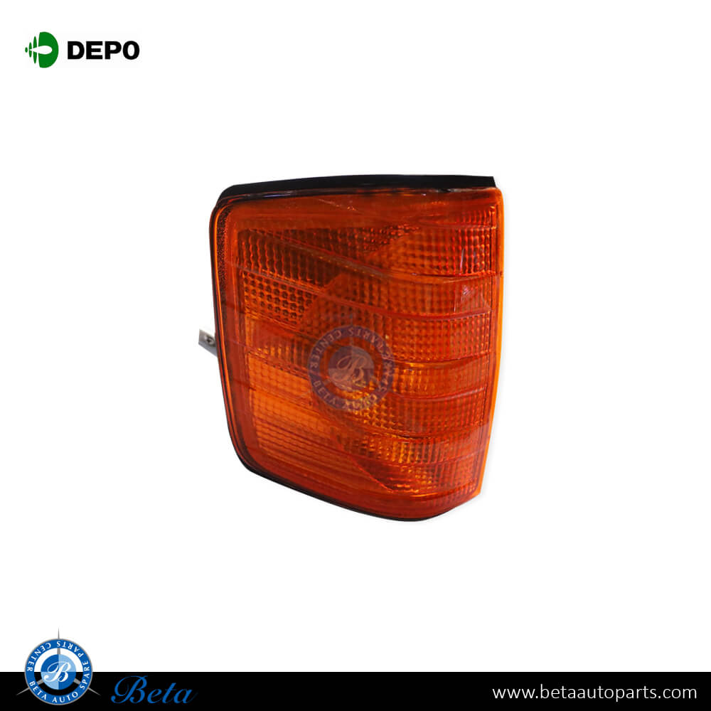 Right Side Corner Lamp Yellow for Mercedes C-Class W201 1983-1993 models, Part Number 2018260043