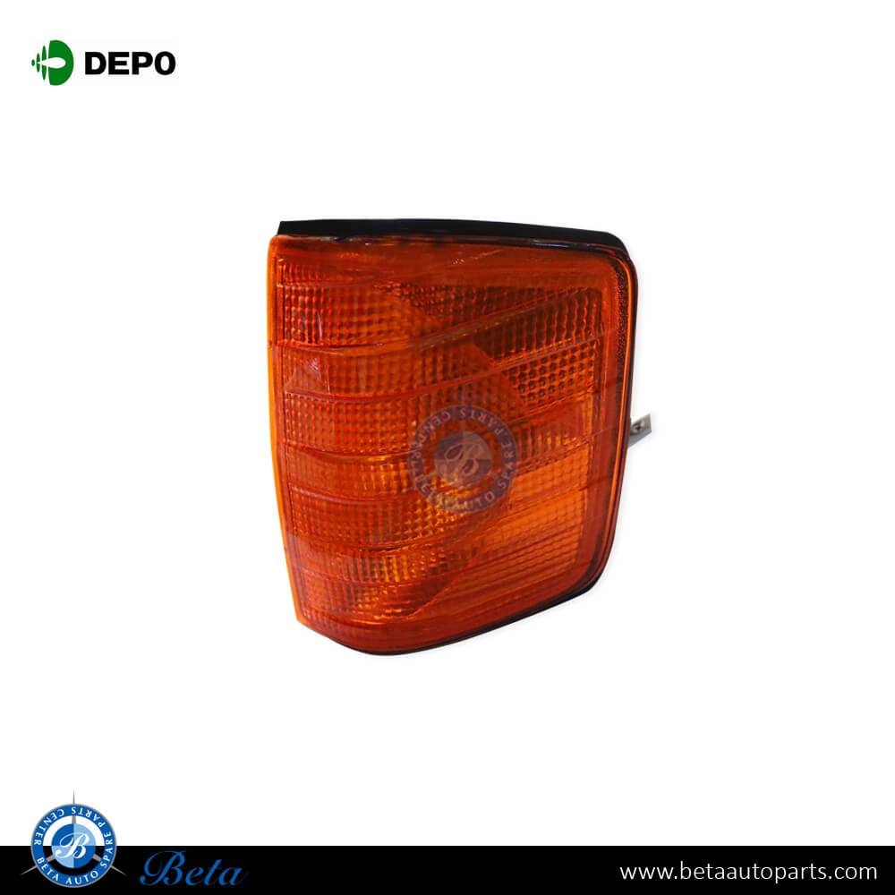 Left Side Corner Lamp Yellow for Mercedes C-Class W201 1983-1993 models, Part Number 2018260143