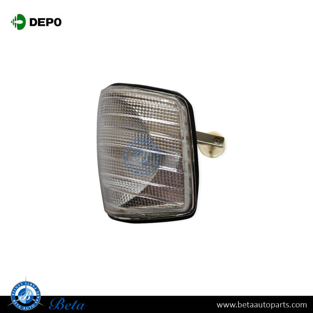 Right Side Corner Lamp WHITE for Mercedes C-Class W201 1983-1993 models, Part Number 2018260243