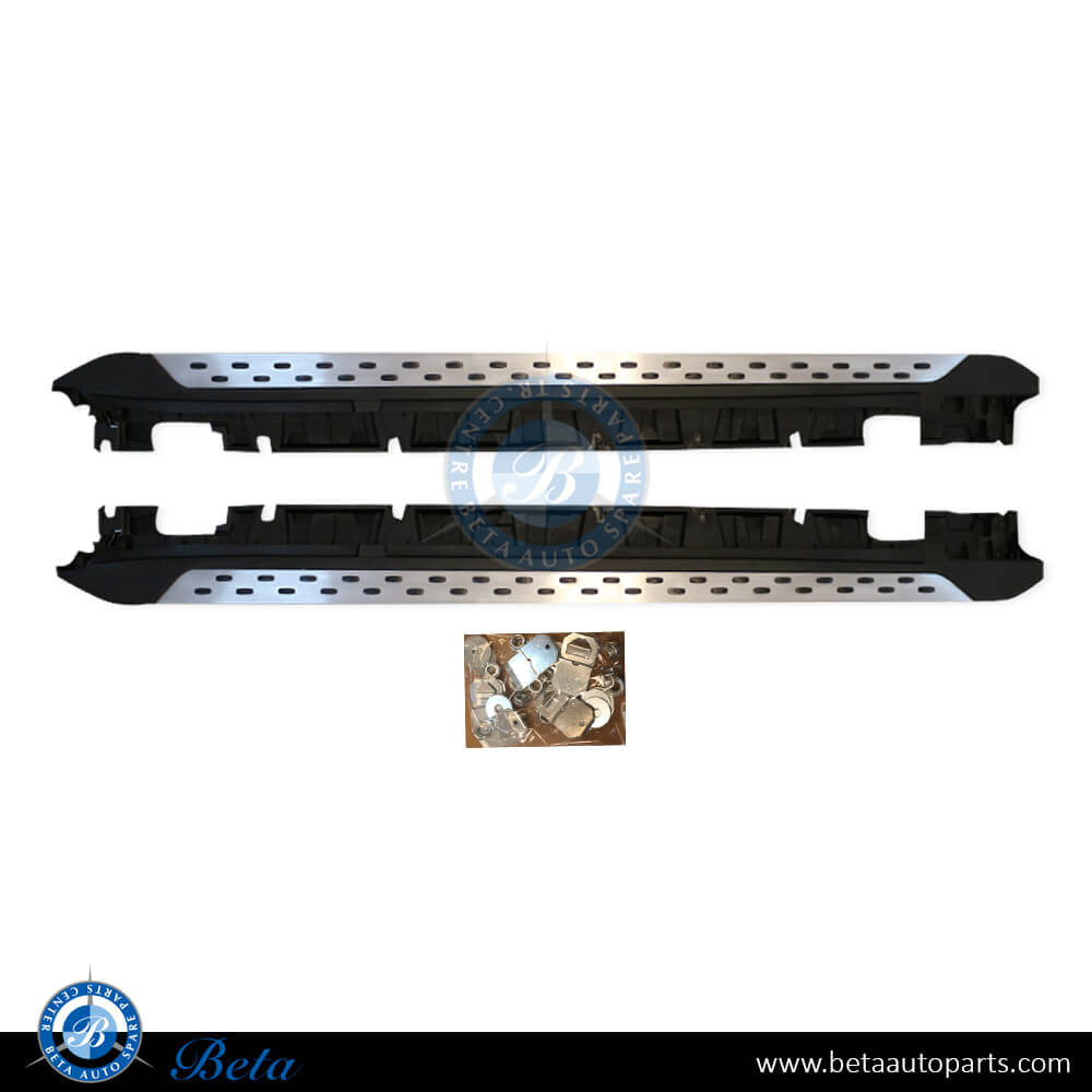 Side Steps for Mercedes GLK-Class X204 2009-2015 models, Part Number 2045200100/2045200200