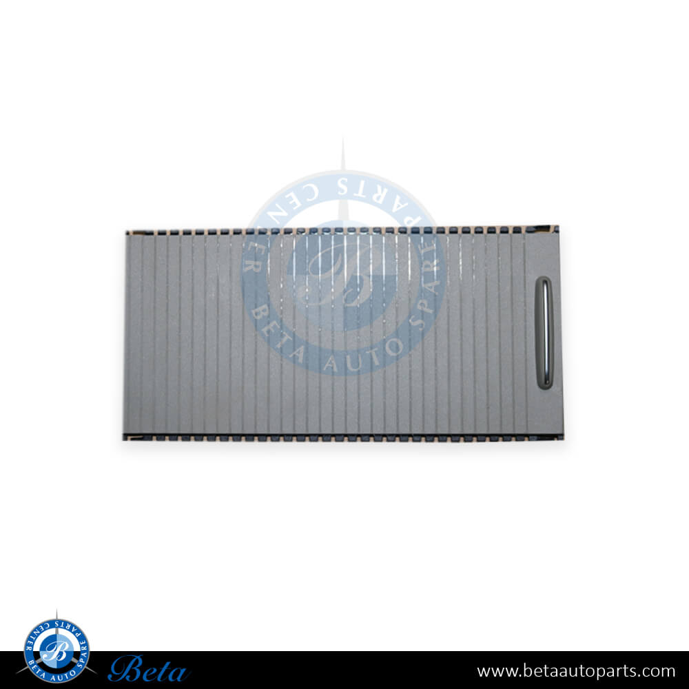 Cup Holder Roller Blind Alpaca Gray for Mercedes C-Class/E-Class W204/W212/W207 2008-2016 models, Part Number 2046807607