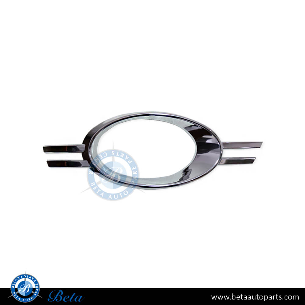 Left Side Fog lamp cover chrome moulding for Mercedes C-Class W204 2008-2010 models, Part Number 2048851374