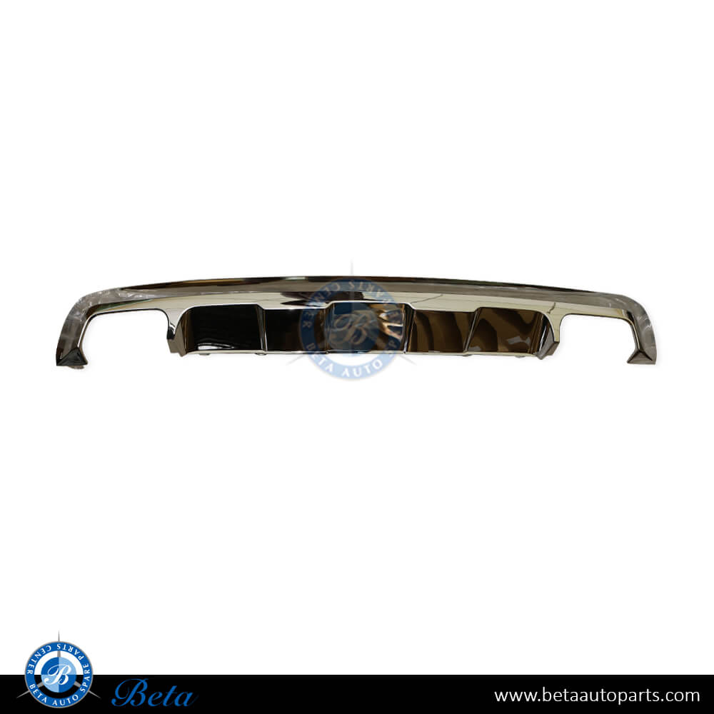 Rear Diffuser Silver Color for Mercedes GLK-Class X204 2012-2014 models, Part Number 2048857423