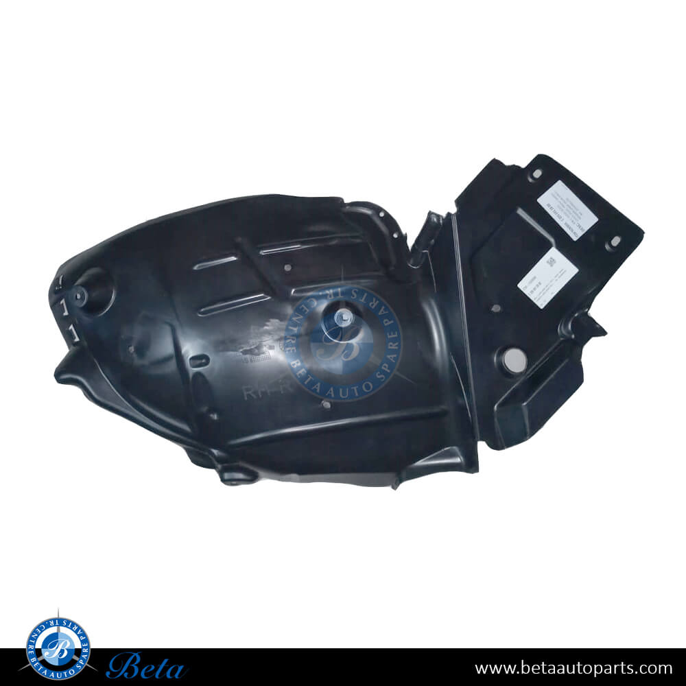 Right Side Front wheel fender liner rear half for Mercedes C-Class W205 2015-2018 models, Part Number 2056912800